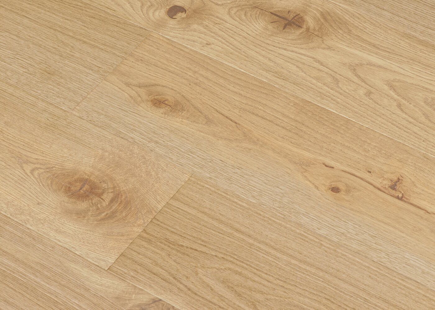 Parquet chêne contrecollé TALLINN brossé huile UV Matière Click Unifit-X support HDF 14x148x1185