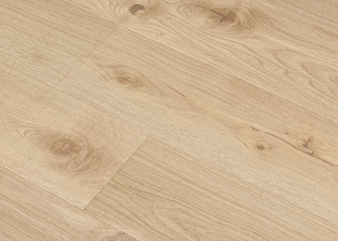 Parquet chêne contrecollé TURIN brossé vernis mat Matière Click Unifit-X support HDF 14x148x1185