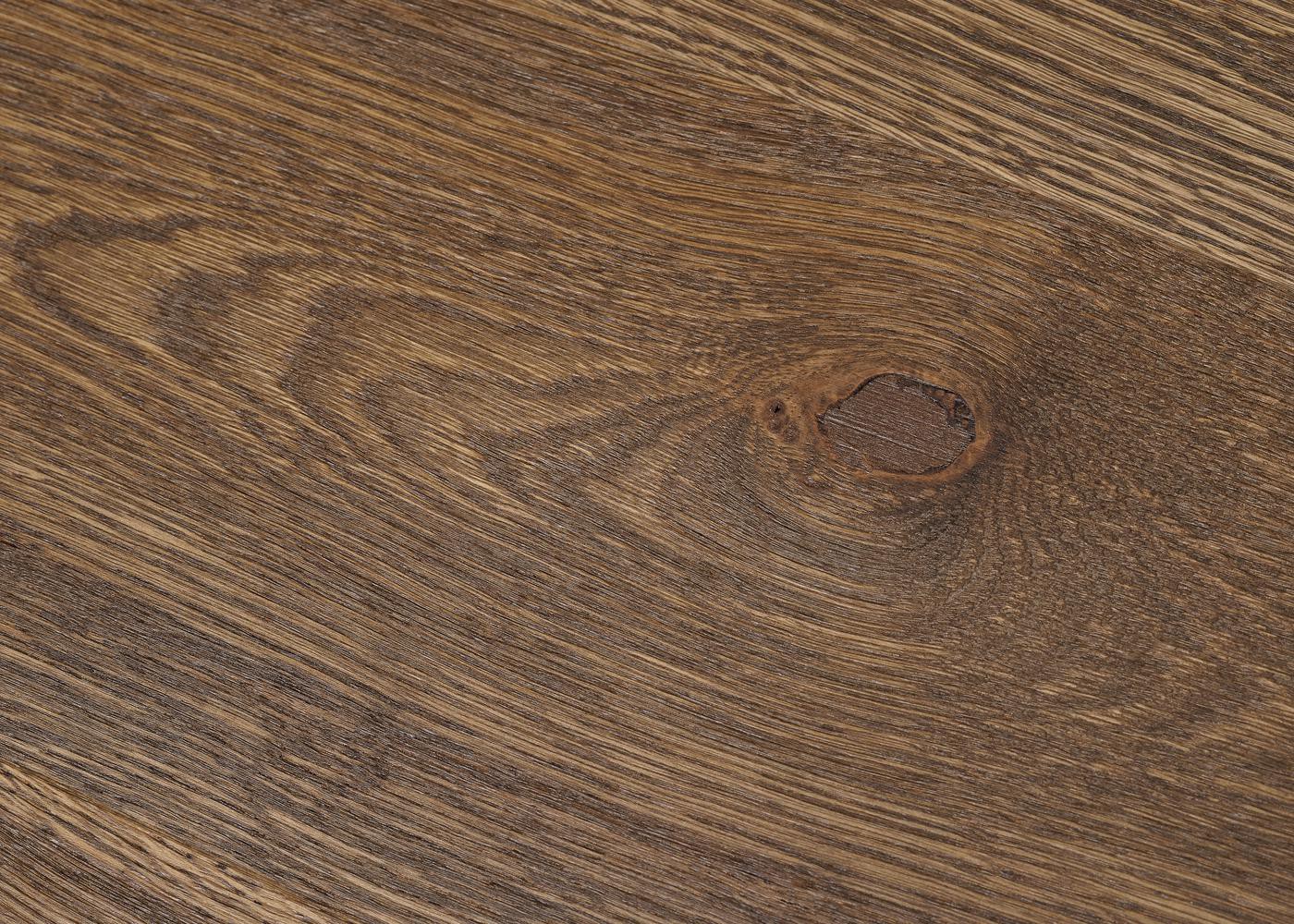 Parquet chêne contrecollé COLICO brossé huile UV Matière support HDF 12x122x1190