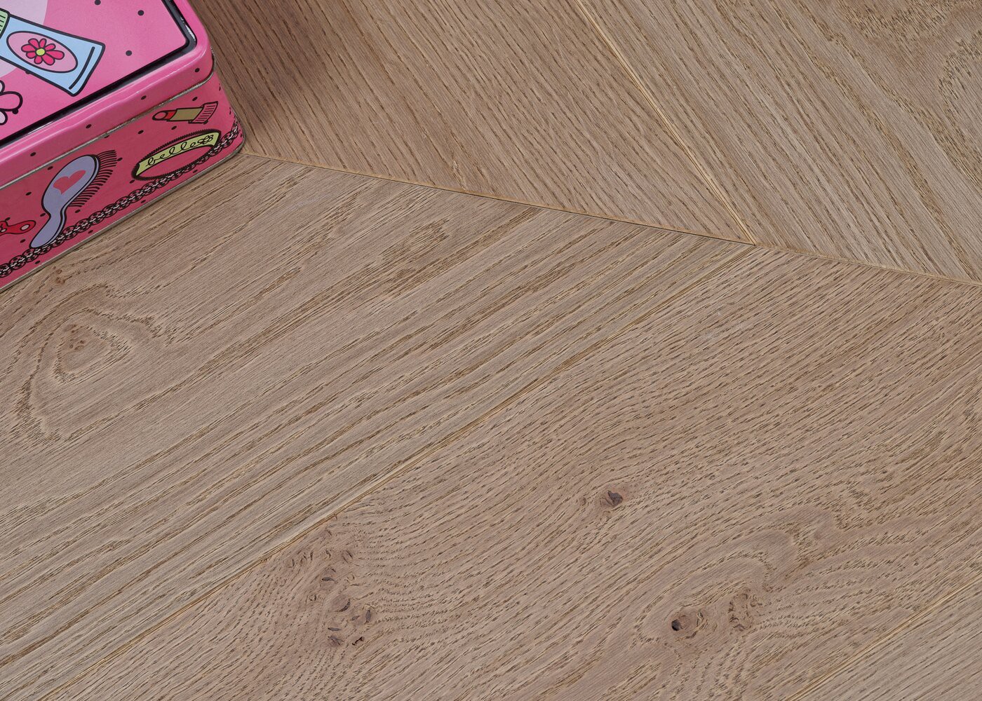 Parquet chêne contrecollé GONCOURT brossé vernis mat Point de Hongrie Elégance 14x139x789(PàP)