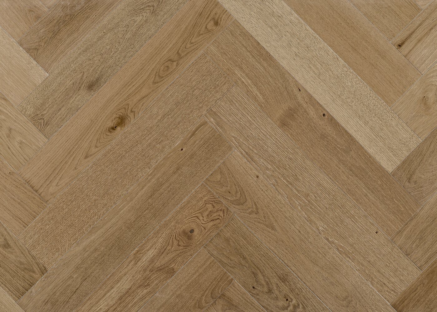 Parquet chêne contrecollé NORWICH Bâton Rompu brossé vernis mat Elégance support HDF 12x92x610