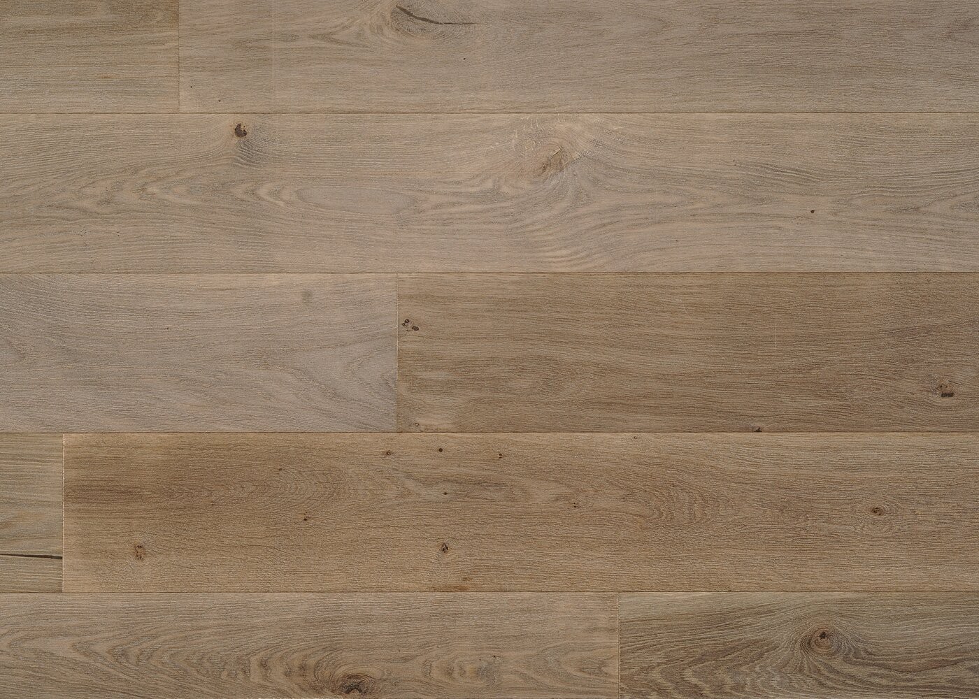 Parquet chêne contrecollé CALABRE brossé huile UV Matière support HDF 12x122x1190