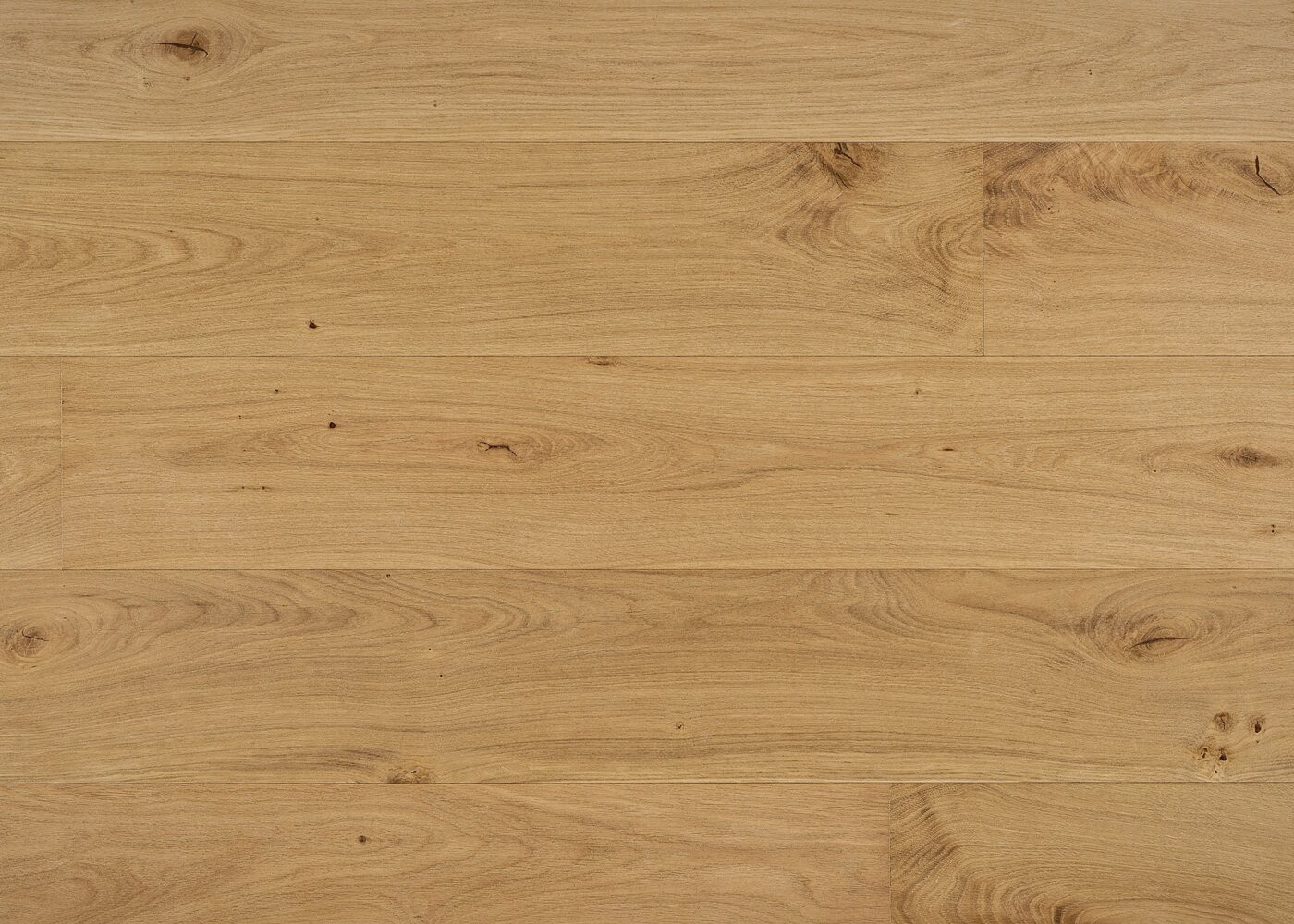 Parquet chêne contrecollé WAGRAM brossé huile UV Matière support HDF 12x122x1190