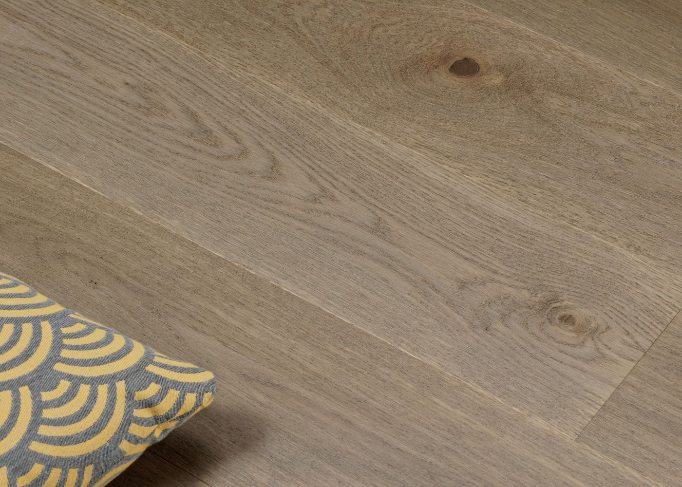 Parquet chêne contrecollé AVALON brossé vernis mat Matière support HDF 12x122x1190