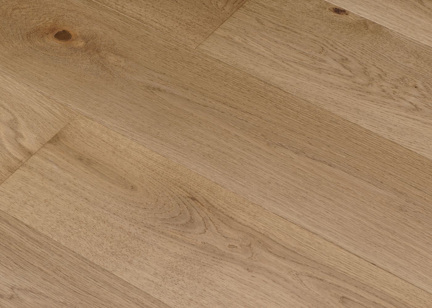 Parquet chêne contrecollé UTOPIA brossé vernis mat Matière support HDF 12x122x1190