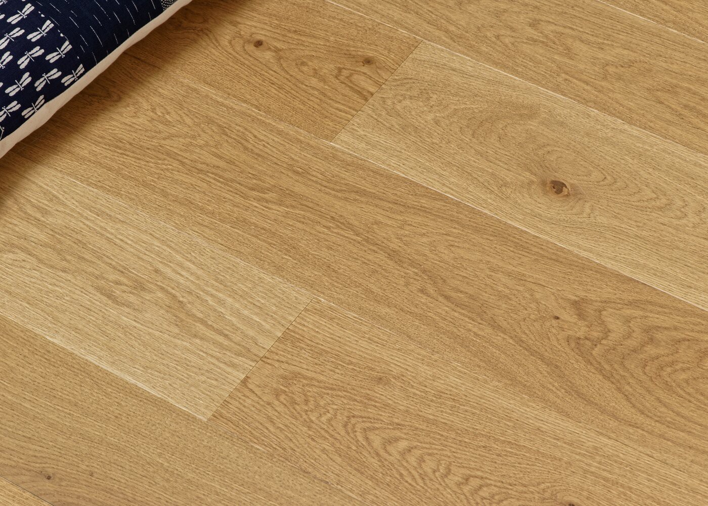 Parquet chêne contrecollé VIENNE brossé vernis mat Matière Click Unifit-X support HDF 14x148x1185