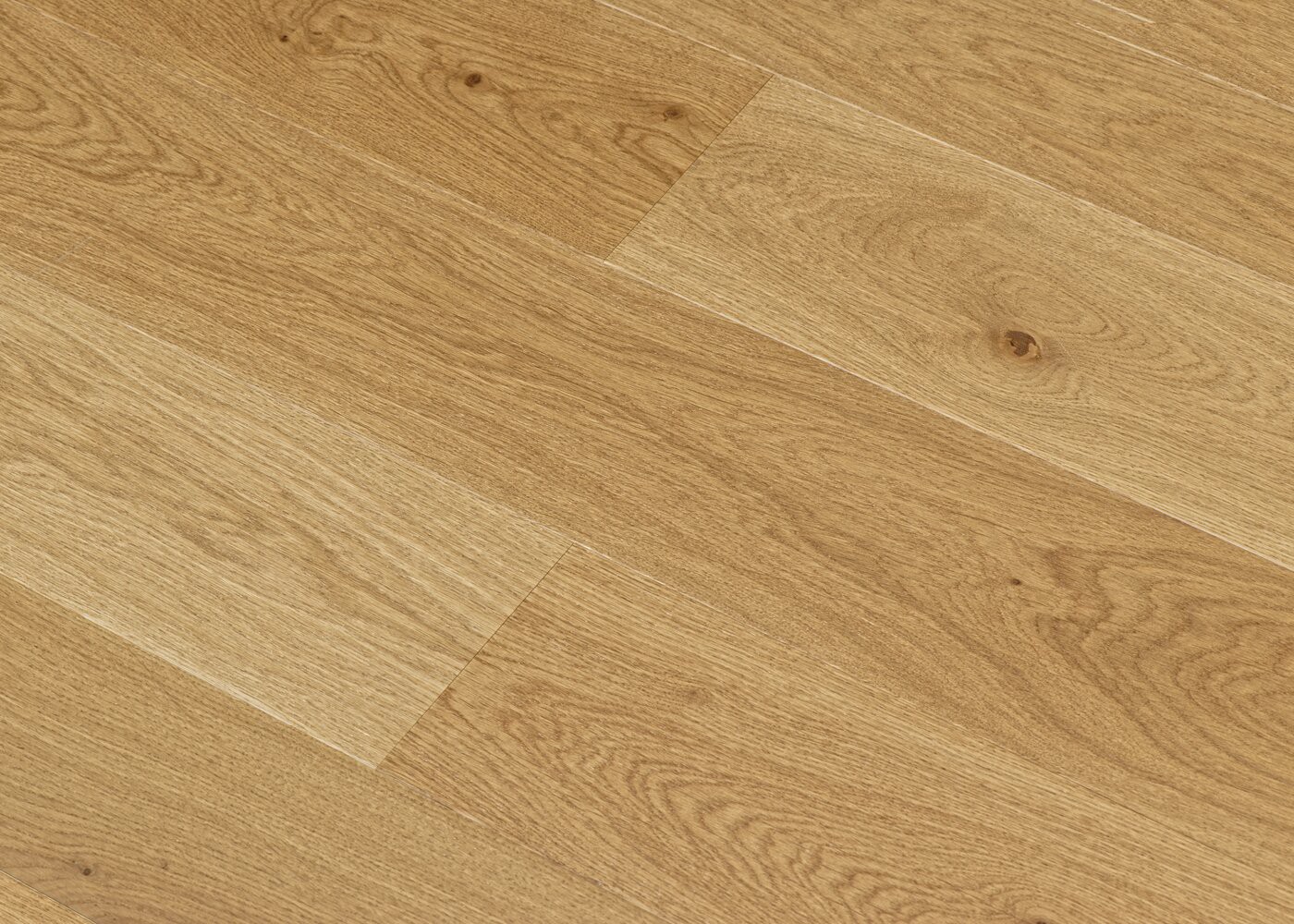 Parquet chêne contrecollé VIENNE brossé vernis mat Matière Click Unifit-X support HDF 14x148x1185