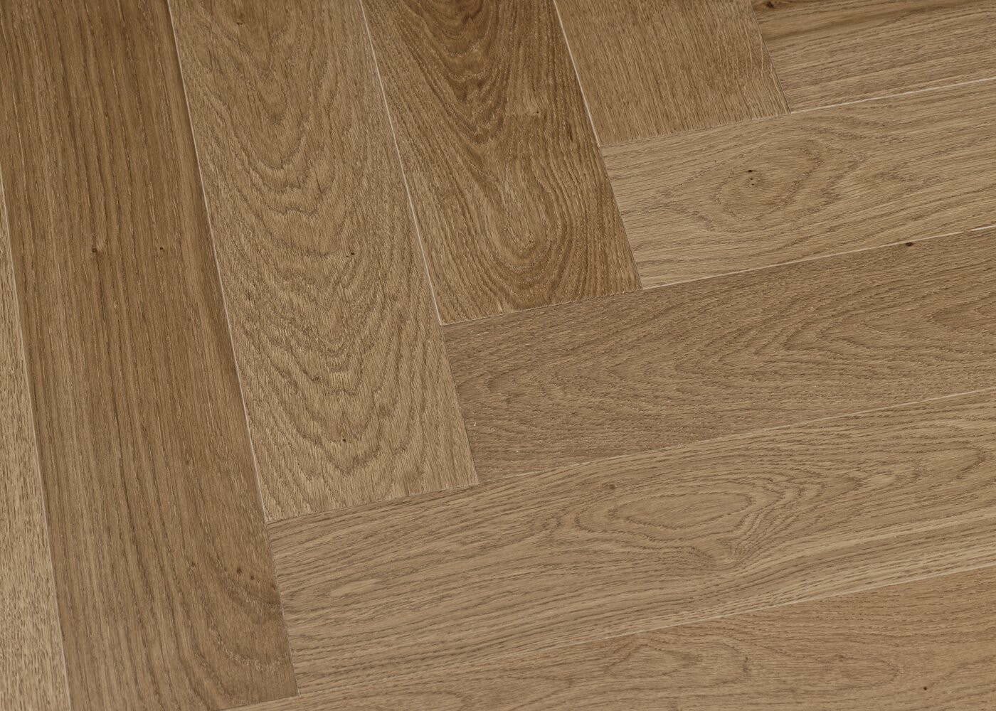 Parquet chêne contrecollé NORWICH Bâton Rompu brossé vernis mat Select support HDF 12x92x610