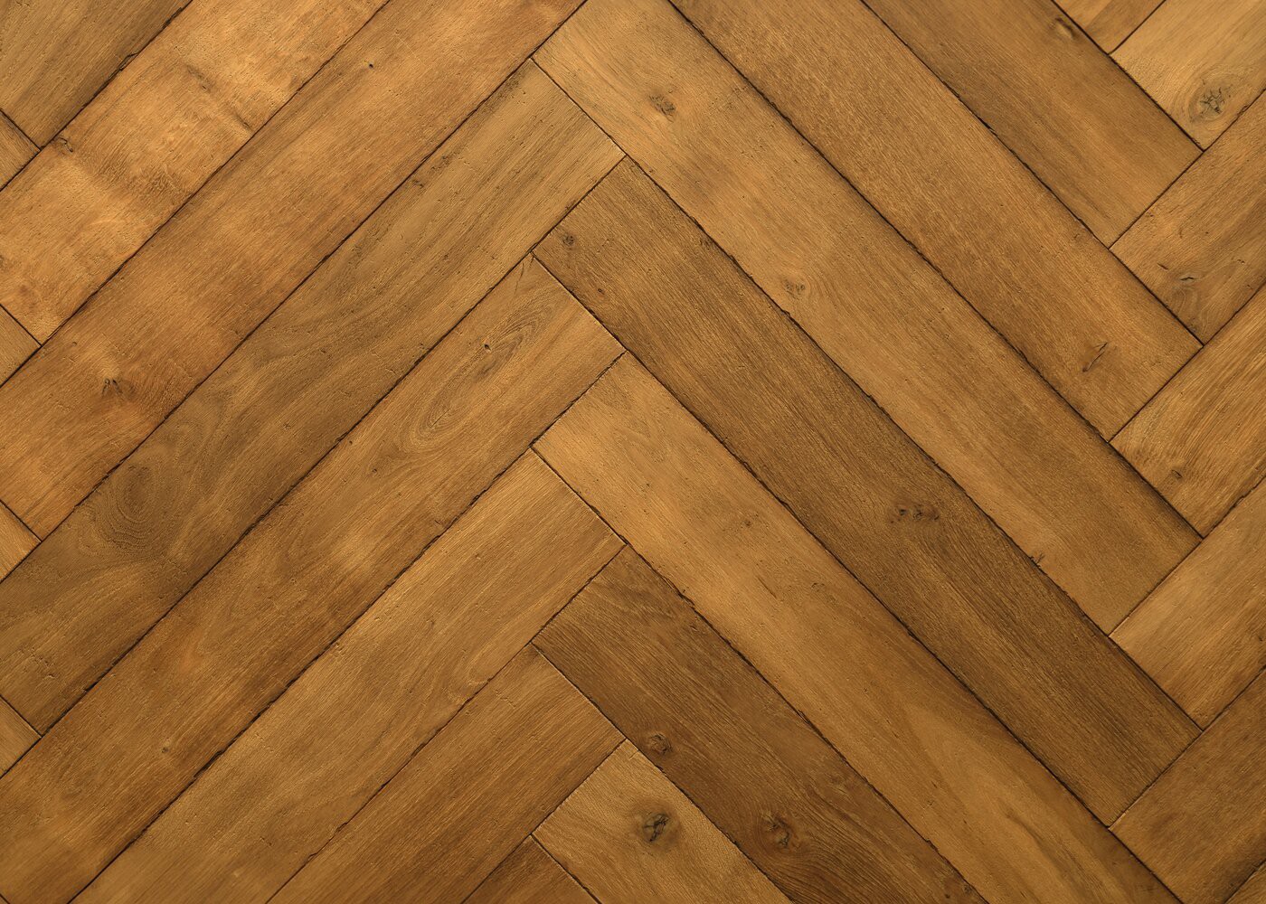 Parquet chêne massif SYRACUSE Bâton rompu vieilli huile cire 15x120x720