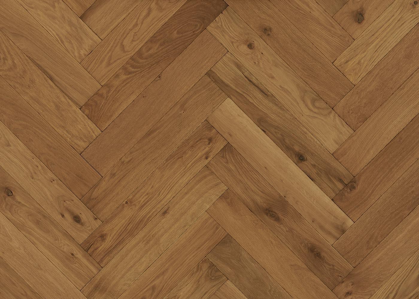Parquet chêne massif VALENCE Bâton rompu Elégance vieilli huile cire 14x110x600