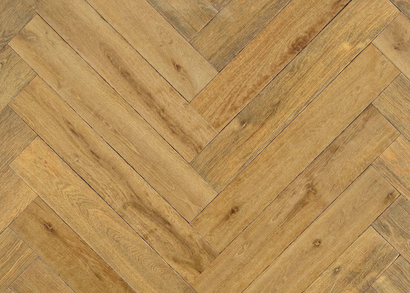 Parquet chêne contrecollé GONAVE vieilli bâton rompu huile cire 15x120x720