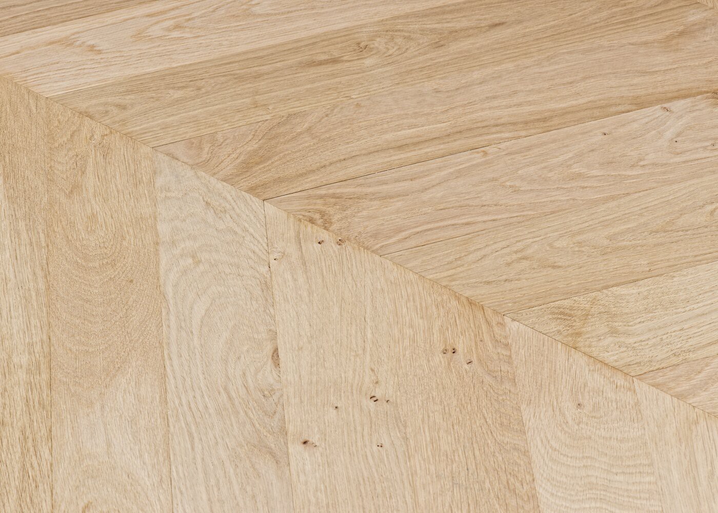 Parquet ch&ecirc;ne massif Brut Point de Hongrie G4 PRBis 15x90x510 (P&agrave;T)
