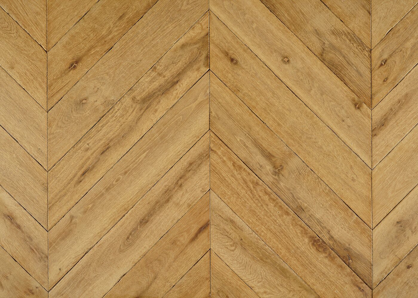 Parquet chêne massif GONAVE Point de Hongrie vieilli huile cire 15x120x650(PàT) 45°