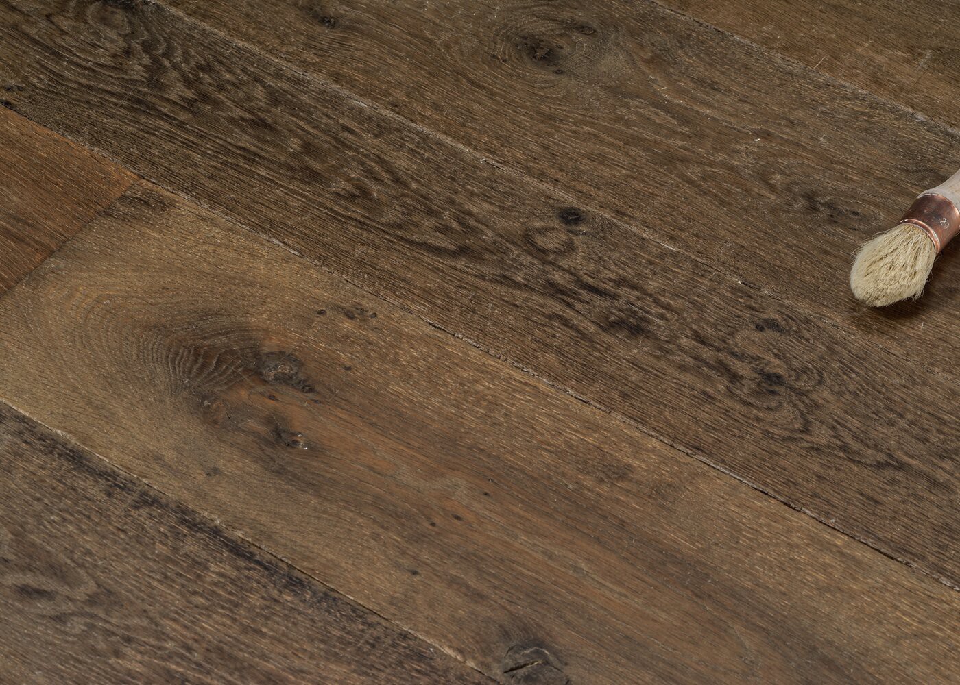 Parquet chêne massif DUBLIN vieilli huile cire 15x90x1700-2700