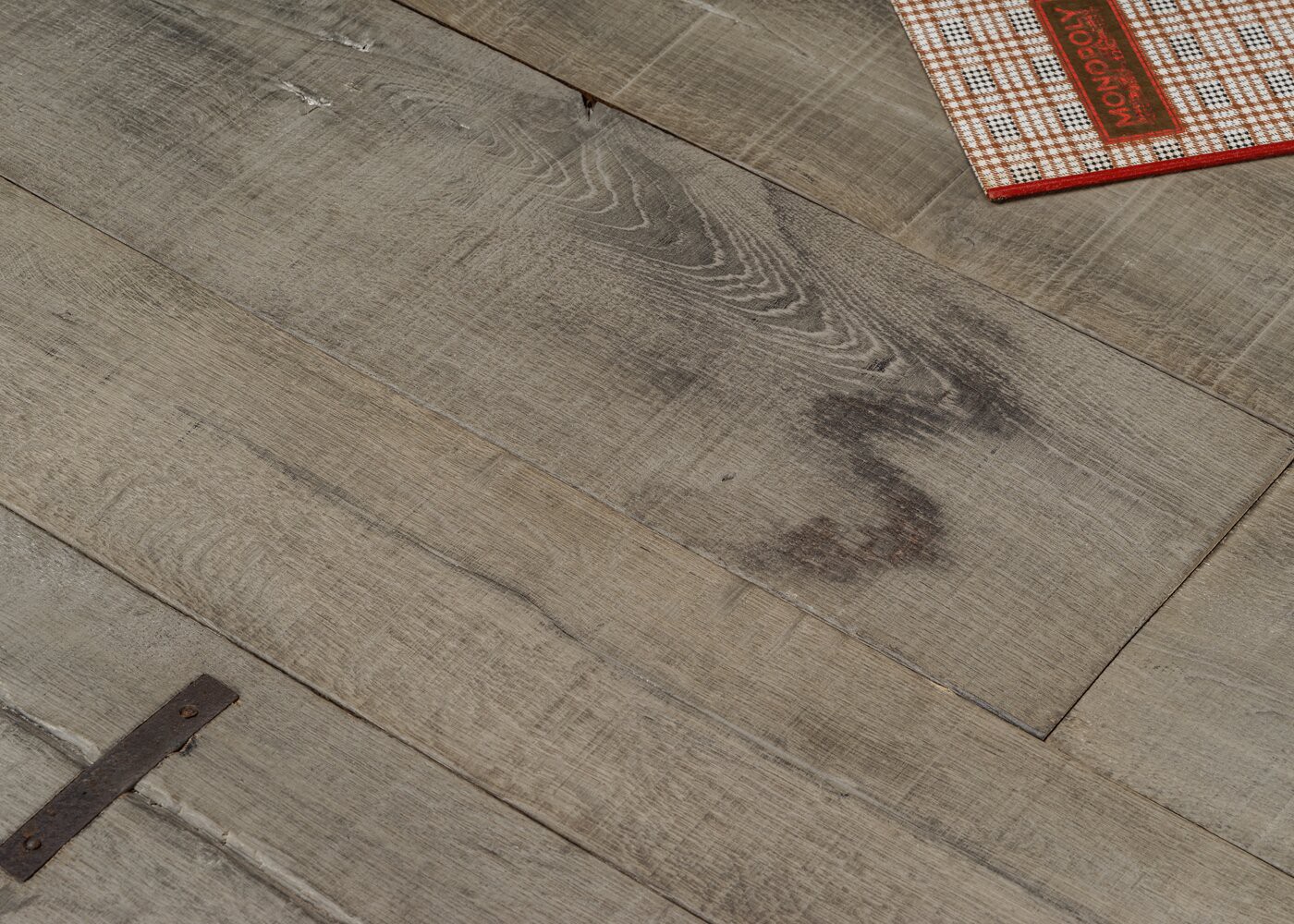 Parquet chêne massif SONAR vieilli usé déformé huile aqua 20-23x140-220x1800-2700