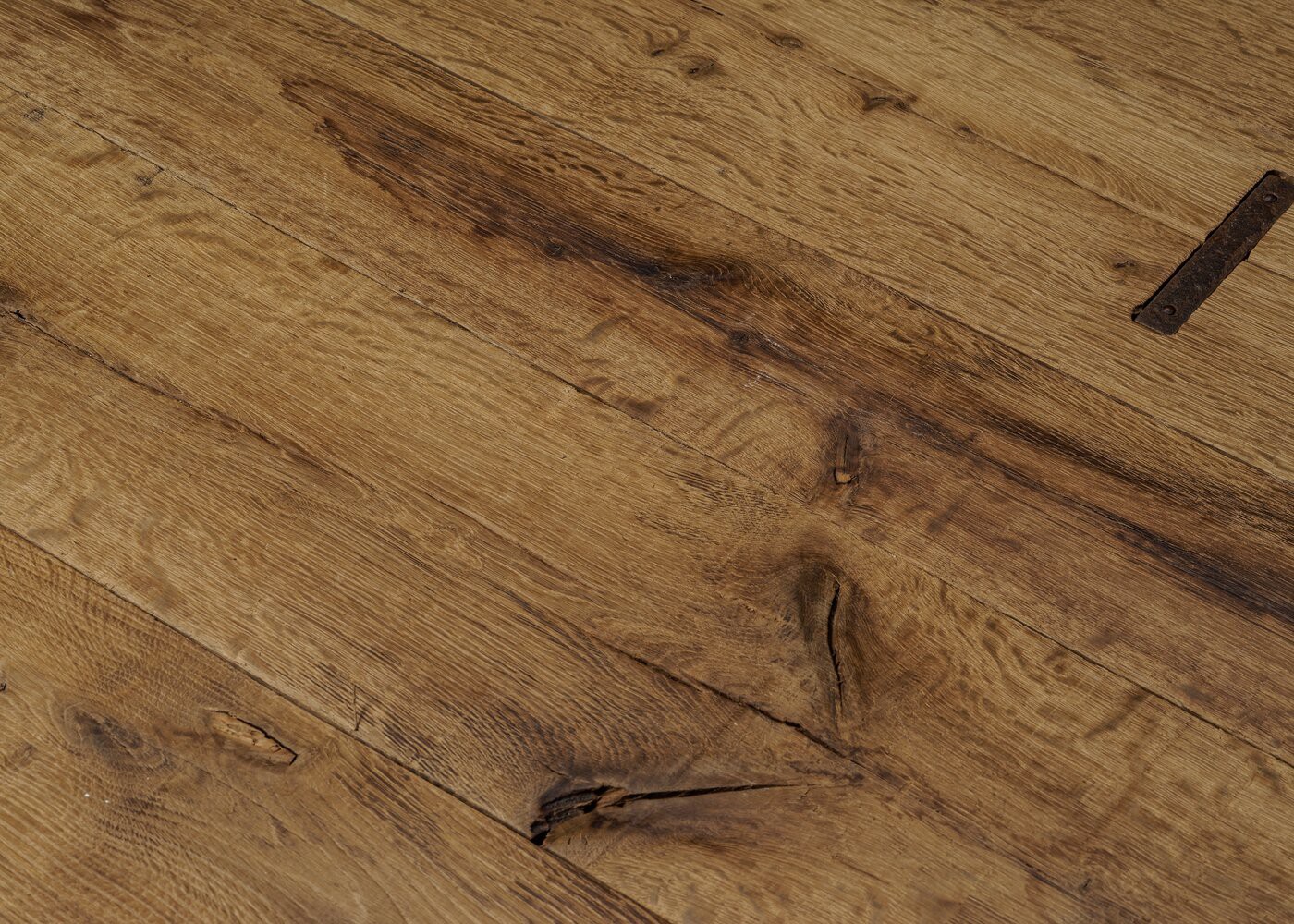 Parquet chêne massif WAX vieilli usé déformé huile cire 20-23x140-220x1800-2700