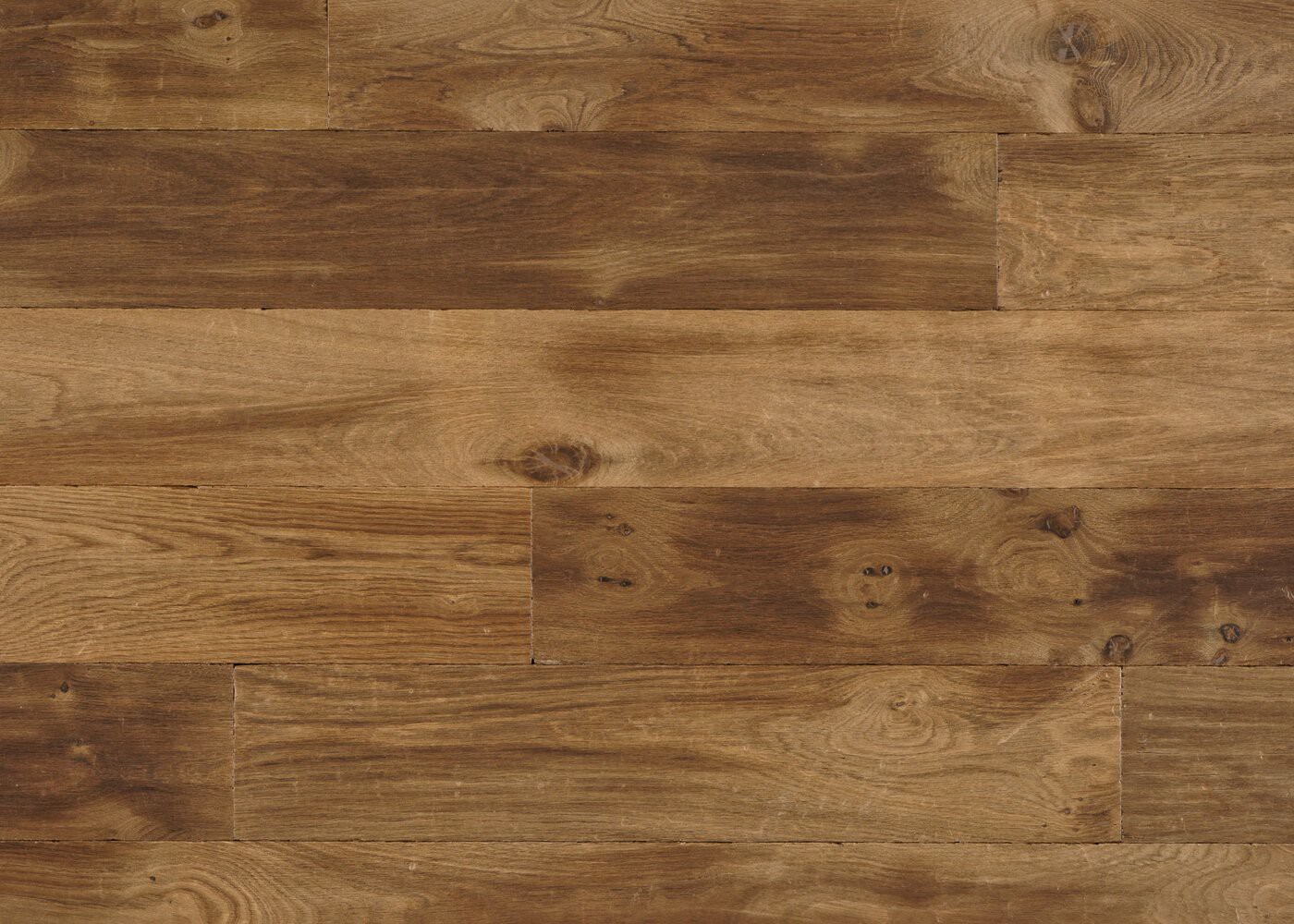 Parquet chêne massif thermo-chauffé CORTON huilé vieilli 23x180
