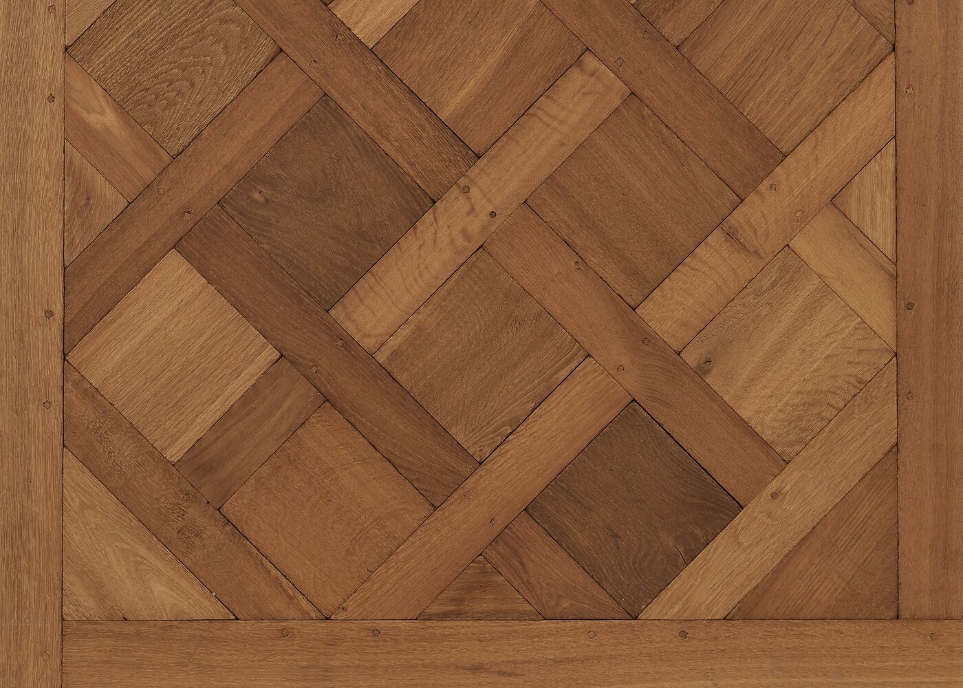 Dalle Versailles chêne massif SYRACUSE vieilli huile cire 15x1020x1020