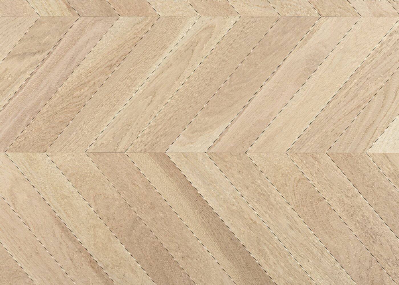 Parquet chêne massif PALAIS ROYAL brossé vernis mat Point de Hongrie Nature NF 14x90x600