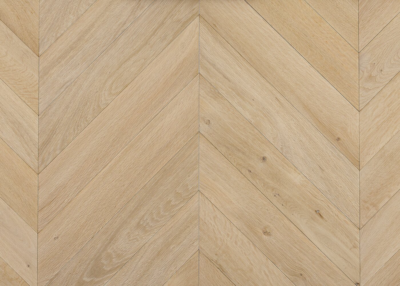 Parquet chêne contrecollé BRADFORD brossé Point de Hongrie 45° huile aqua 15x120x650 (PàT)