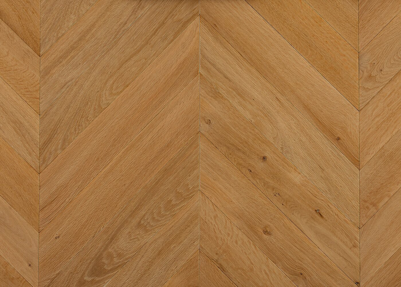 Parquet chêne contrecollé NOTTINGHAM brossé Point de Hongrie 45° huile cire 15x120x650 (PàT)