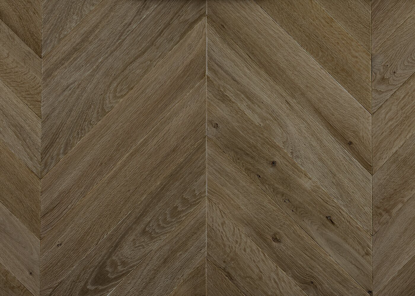 Parquet chêne contrecollé NEWPORT brossé Point de Hongrie 45° huile aqua 15x120x650 (PàT)