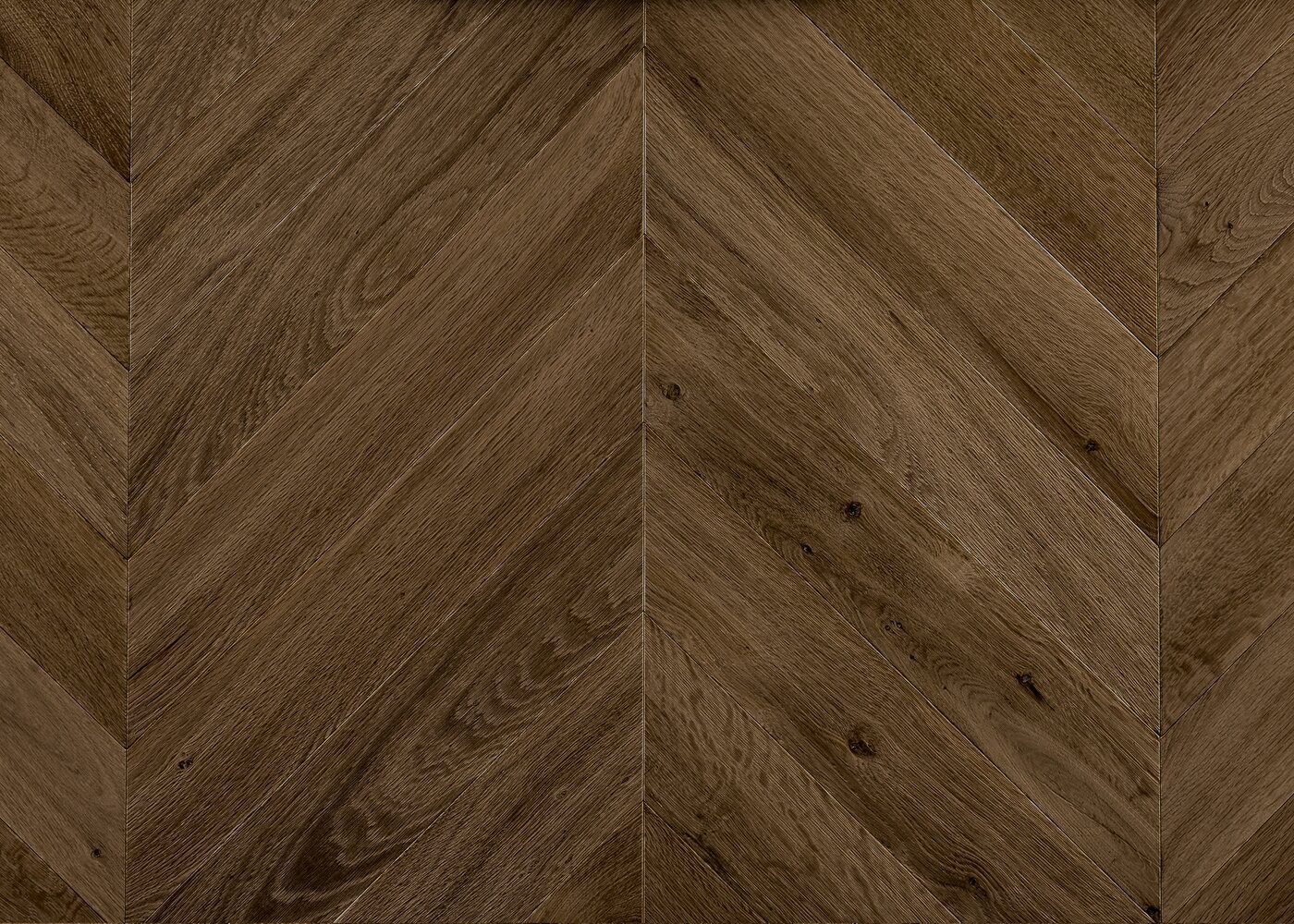 Parquet ch&ecirc;ne contrecoll&eacute; DUBLIN bross&eacute; Point de Hongrie 45&deg; huile cire 15x120x650 (P&agrave;T)