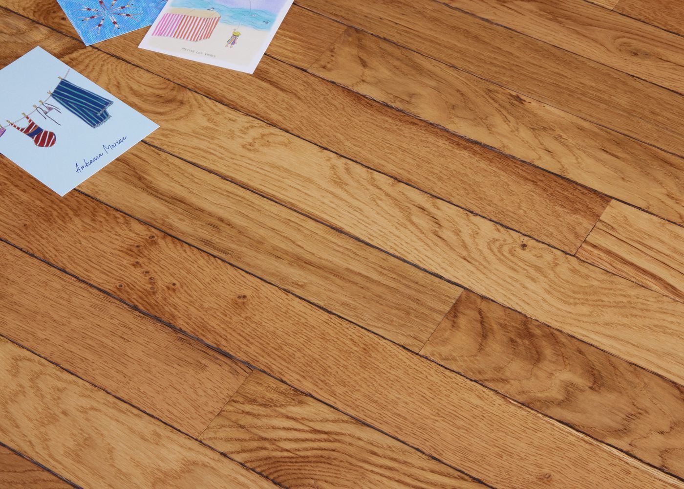 Parquet chêne massif COLBERT Elégance vieilli 14x70x450-1300