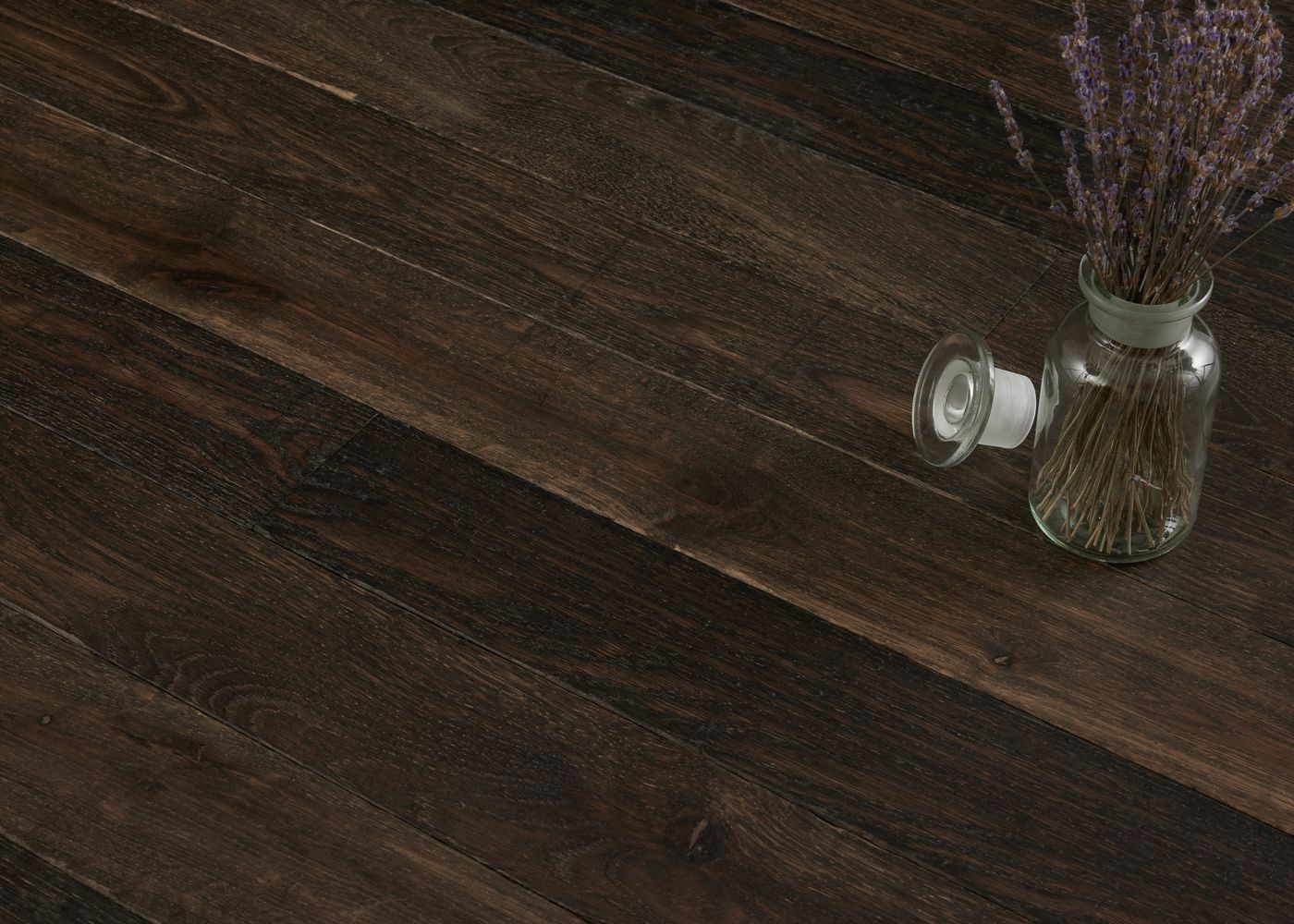 Parquet chêne massif PAMPELUNE Elégance vieilli huile cire 14x110x500-2000