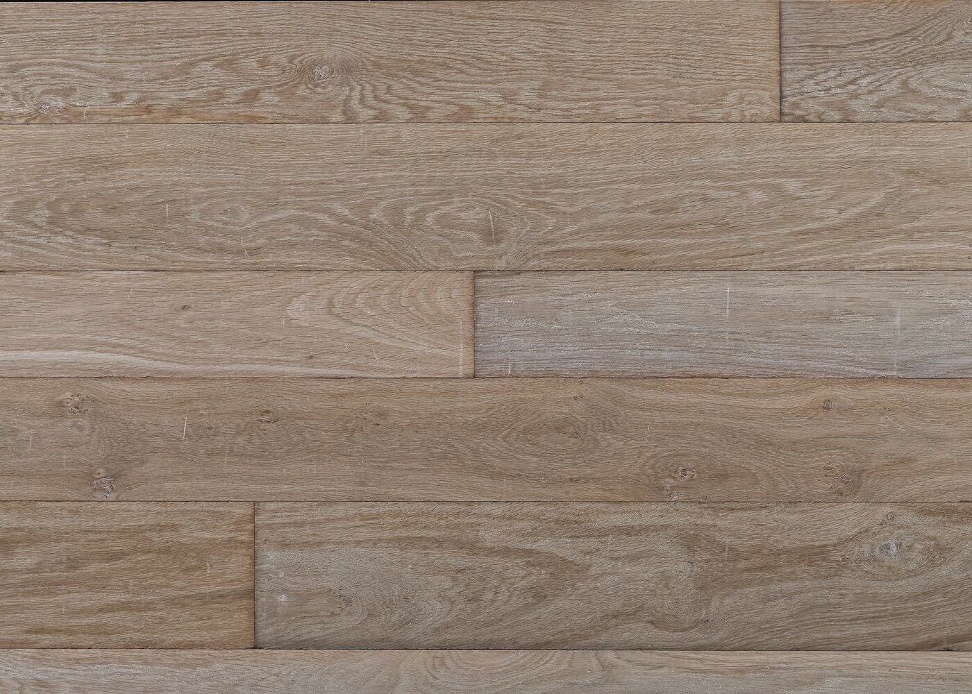 Parquet chêne massif PRÉPATINÉ GRIS Brut Elégance vieilli huile cire 14x110x500-2000