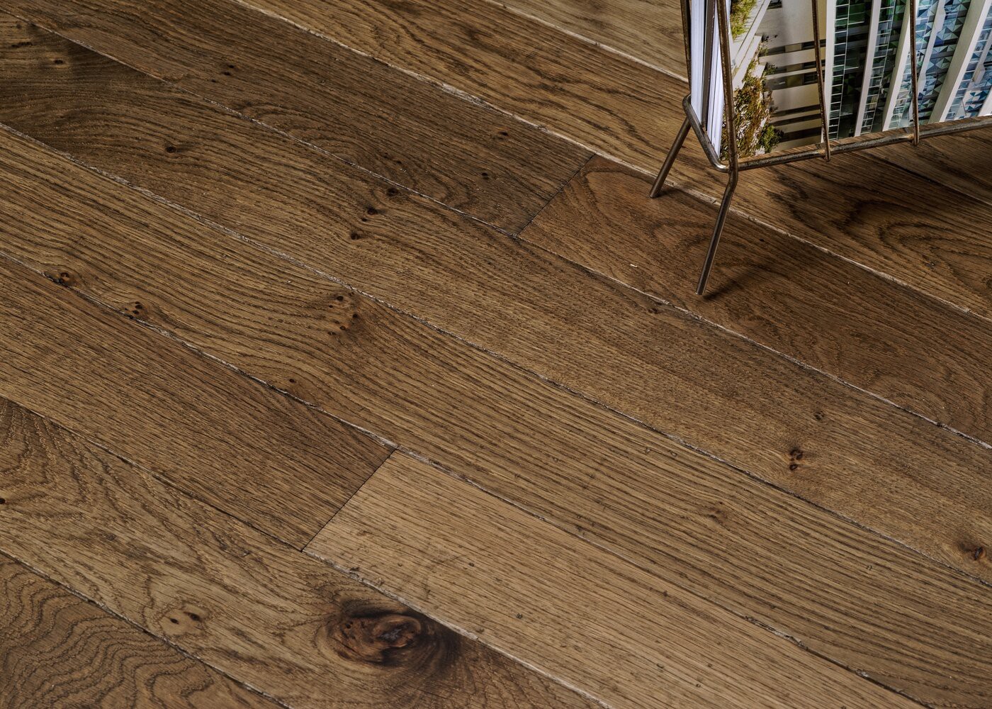 Parquet chêne massif GLASGOW Elégance vieilli huile cire 14x110x500-2000