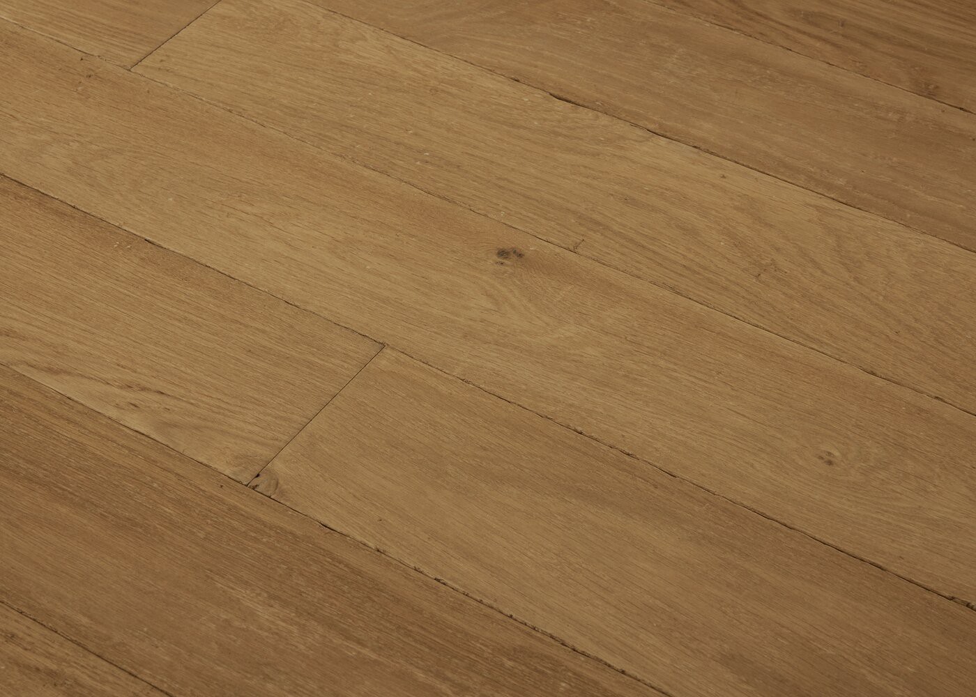 Parquet chêne massif TOLEDE Elégance vieilli vernis aqua 14x110x500-2000