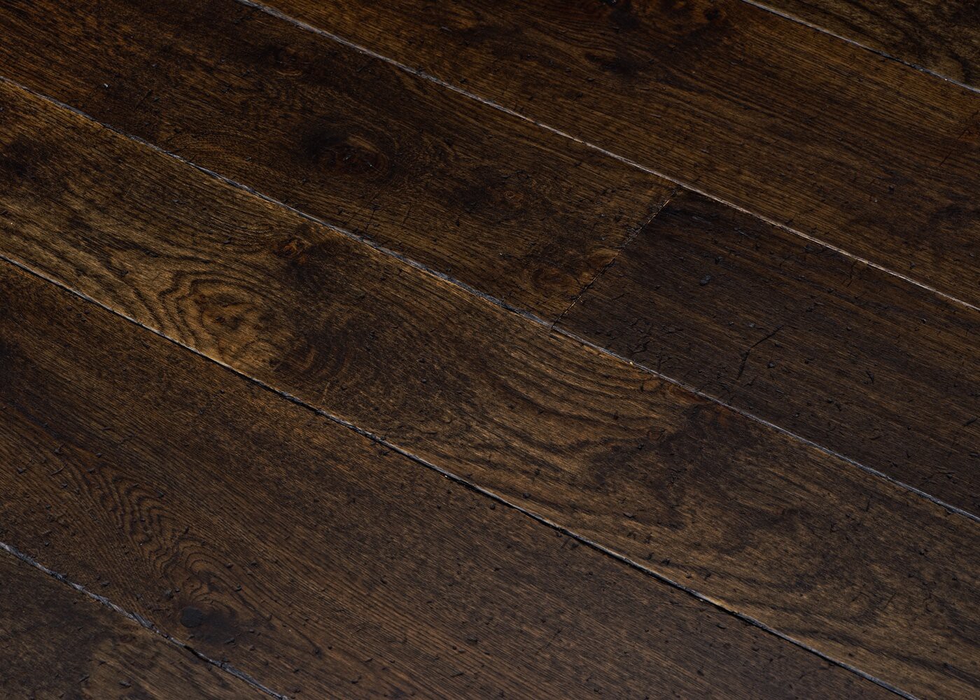 Parquet chêne massif EVORA Elégance vieilli très accentué huile cire 14x110x500-2000