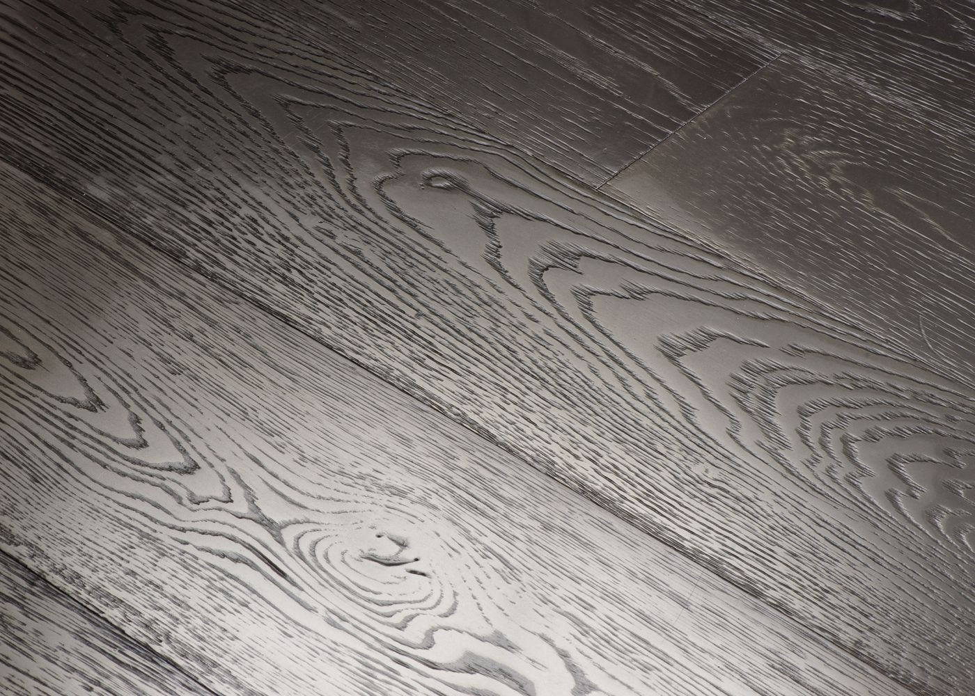 Parquet chêne contrecollé G2 Métal ARGENTE PEFC brossé 15x160x1200-2300