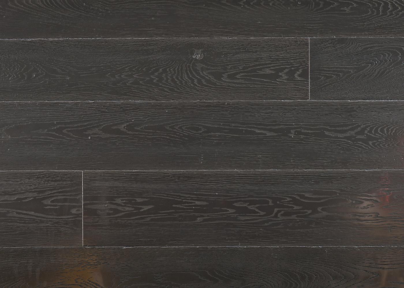 Parquet chêne contrecollé G2 Métal ARGENTE PEFC brossé vieilli 15x160x1200-2300