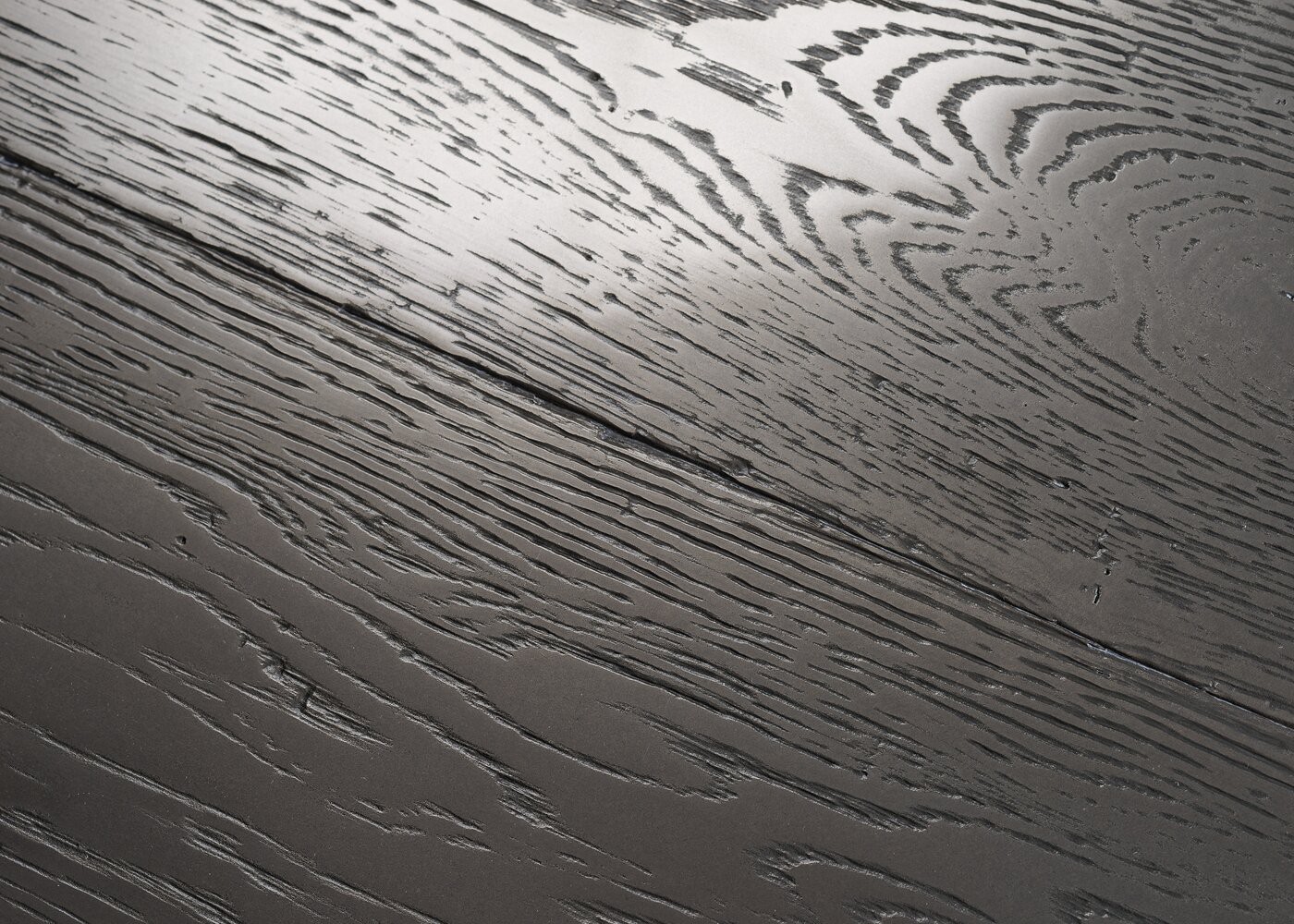 Parquet chêne contrecollé G2 Métal ARGENTE brossé vieilli 15x160x1200-2300