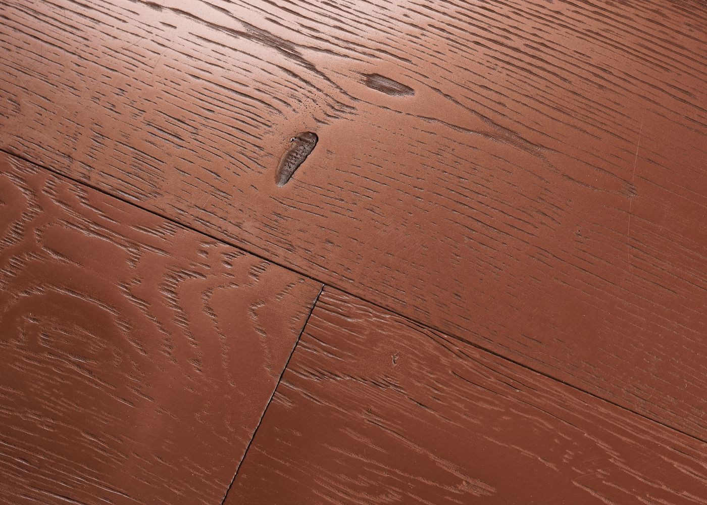 Parquet chêne contrecollé G2 Métal CUIVRE PEFC brossé 15x160x1200-2300