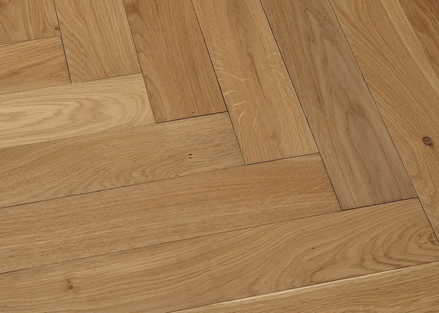 Parquet chêne contrecollé VERMONT huile cire Bâton rompu Elégance 15x100x600