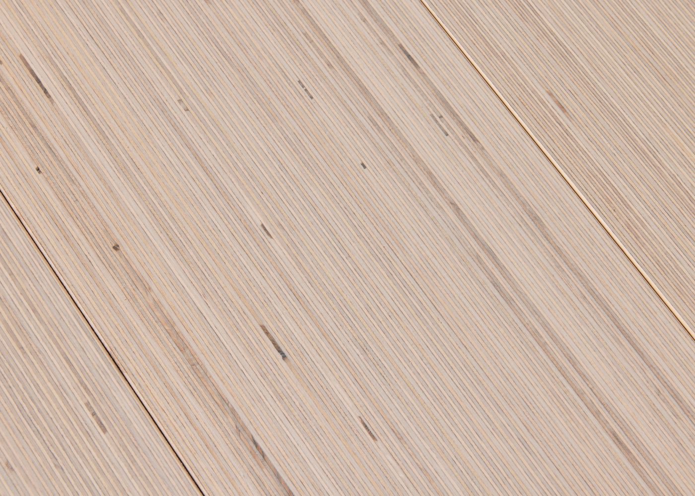 Parquet bouleau contrecollé Kaolin Blanchi 14x190x2480