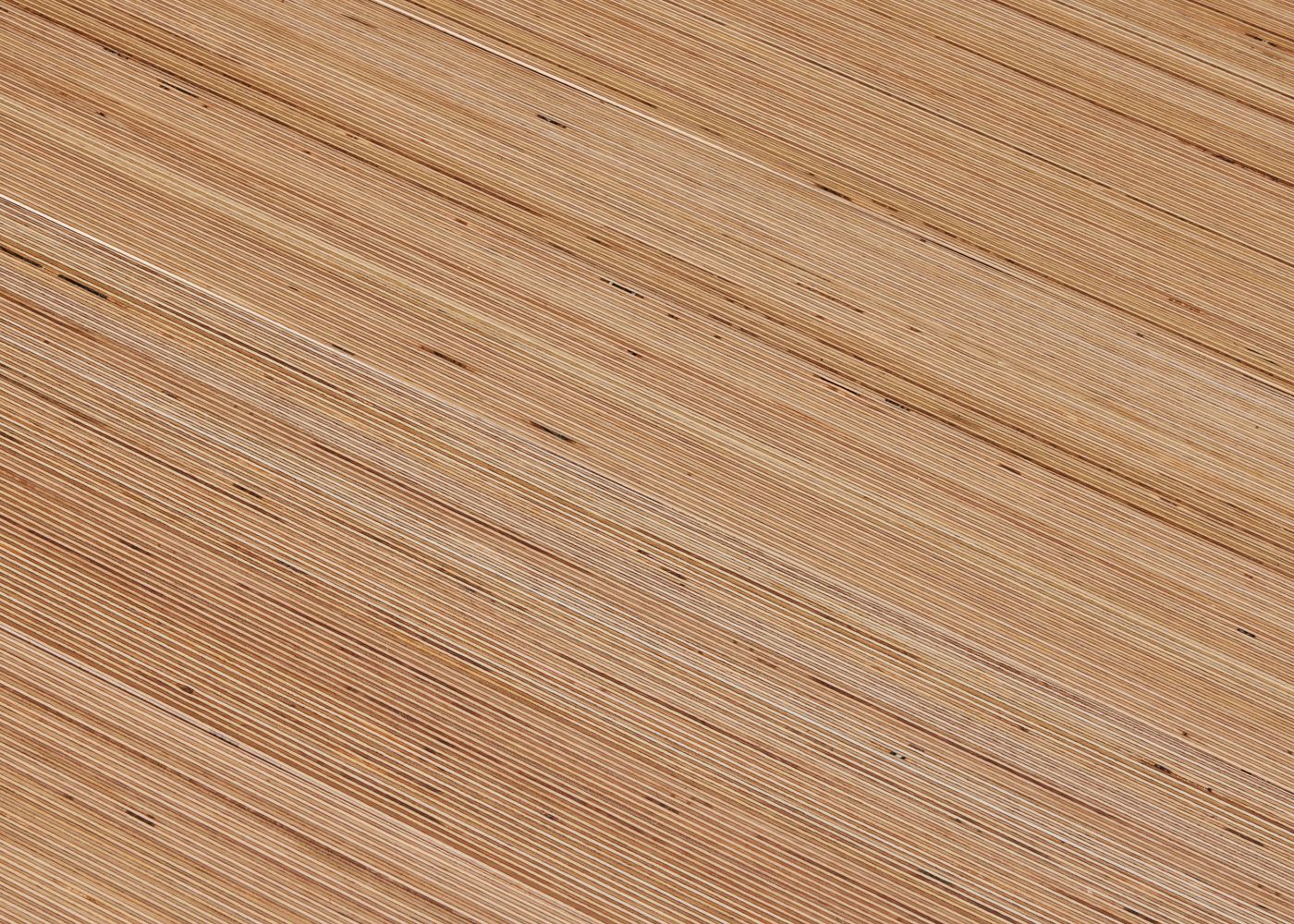 Parquet bouleau contrecollé Kaolin Naturel 14x190x2480