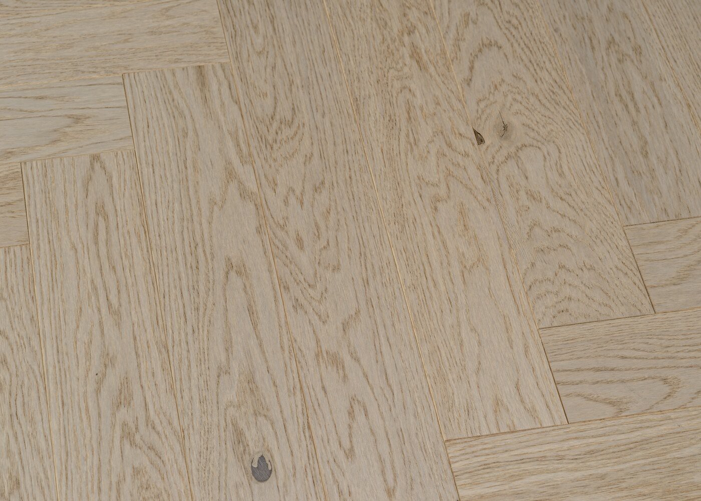 Parquet chêne contrecollé CATANE Bâton Rompu brossé vernis mat Elégance support HDF 12x92x610