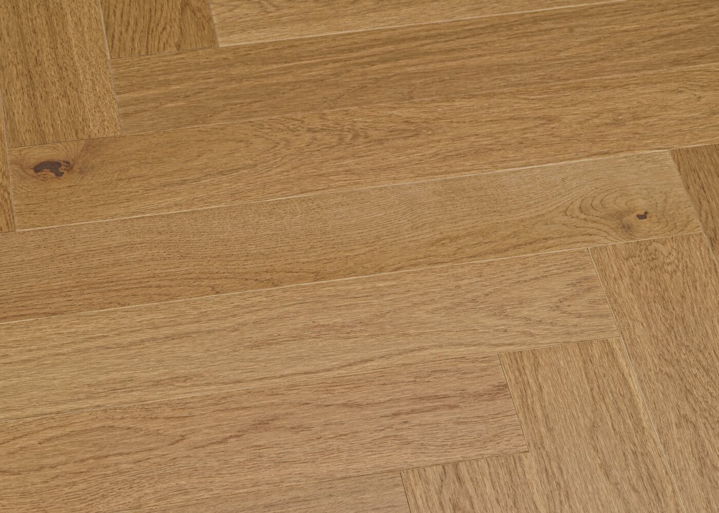 Parquet chêne contrecollé VIENNE Bâton Rompu brossé vernis mat Elégance support HDF 12x92x610