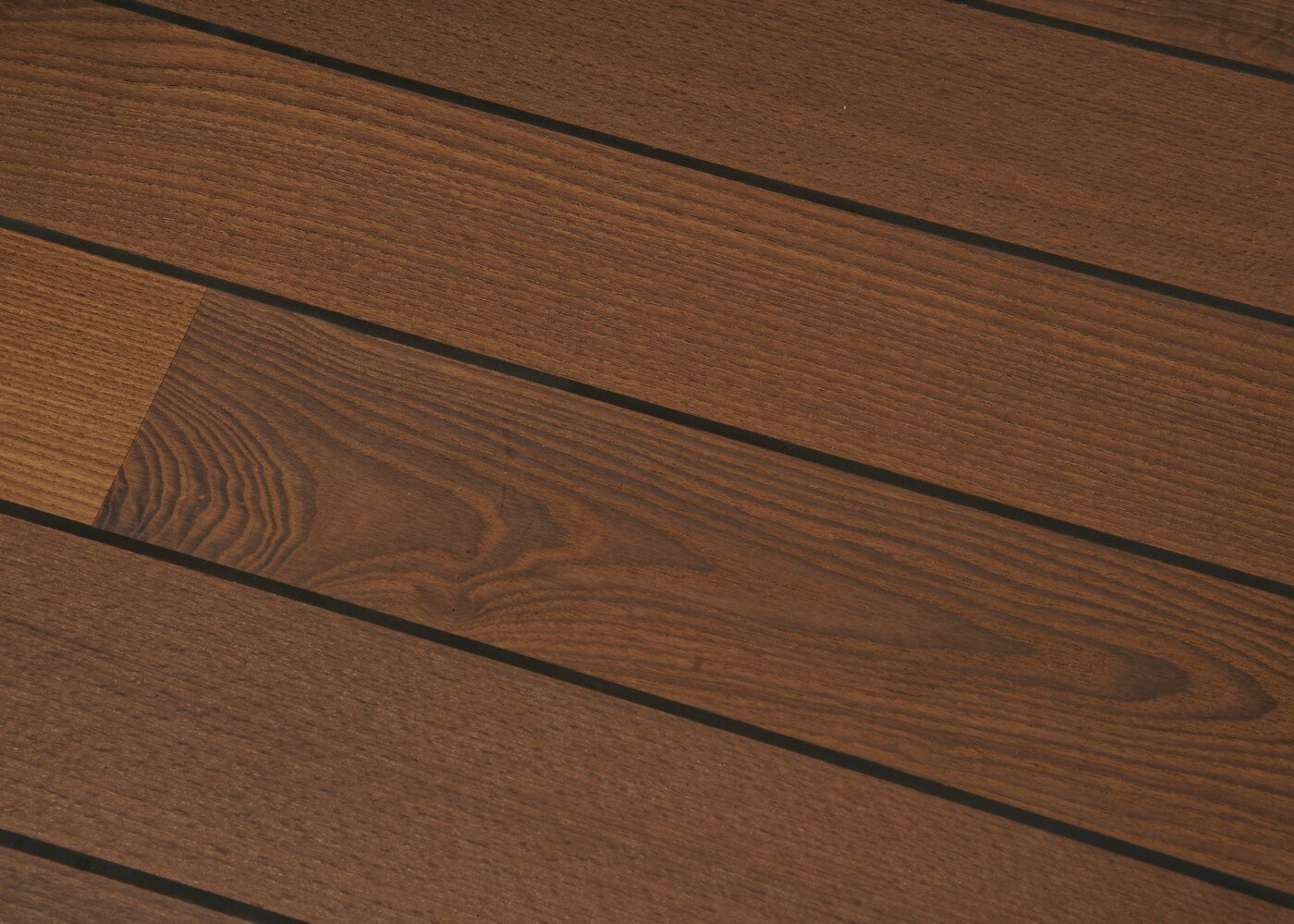 Parquet frêne massif thermochauffé - Pont de Bateau - Elégance NF 14x90x600-2000