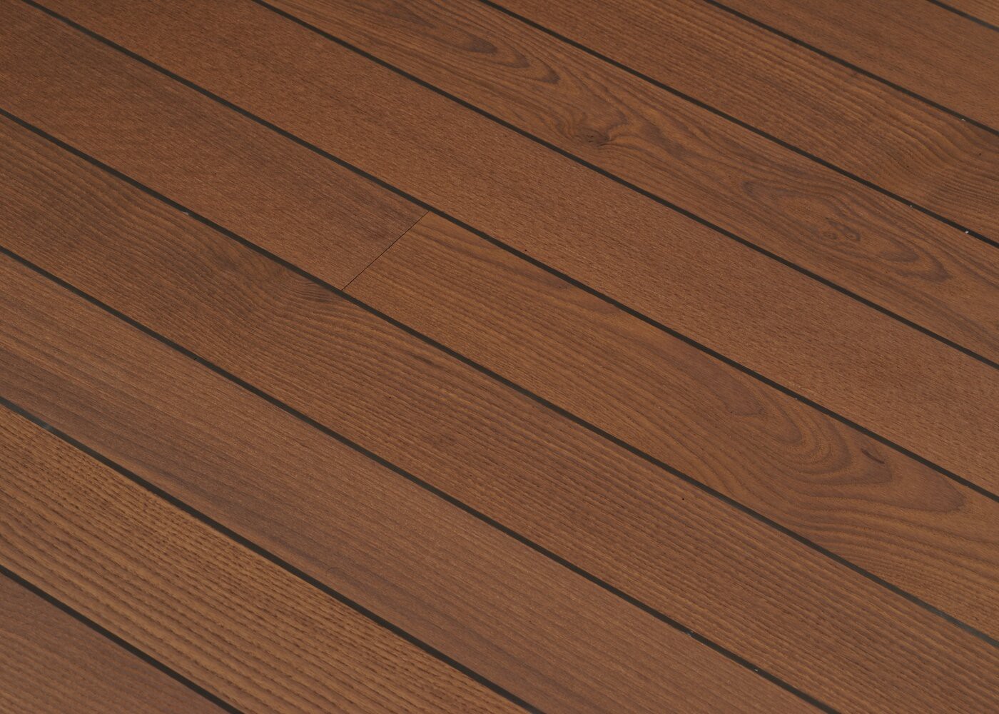 Parquet frêne massif thermochauffé - Pont de Bateau - Elégance NF 14x90x600-2000