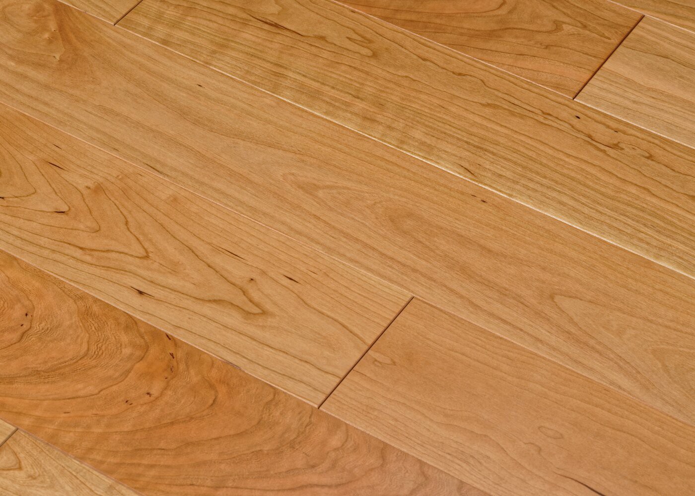 Parquet Merisier US massif PRBis G04 vernis satiné 19x100x500-2400