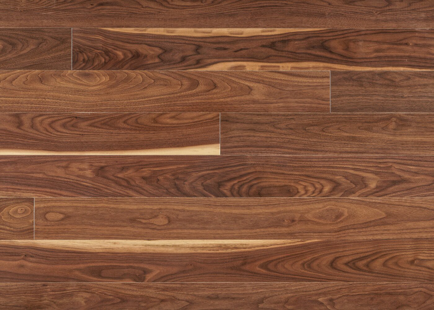 Parquet Noyer US massif Nature G0 Brut 19x100x500-2400