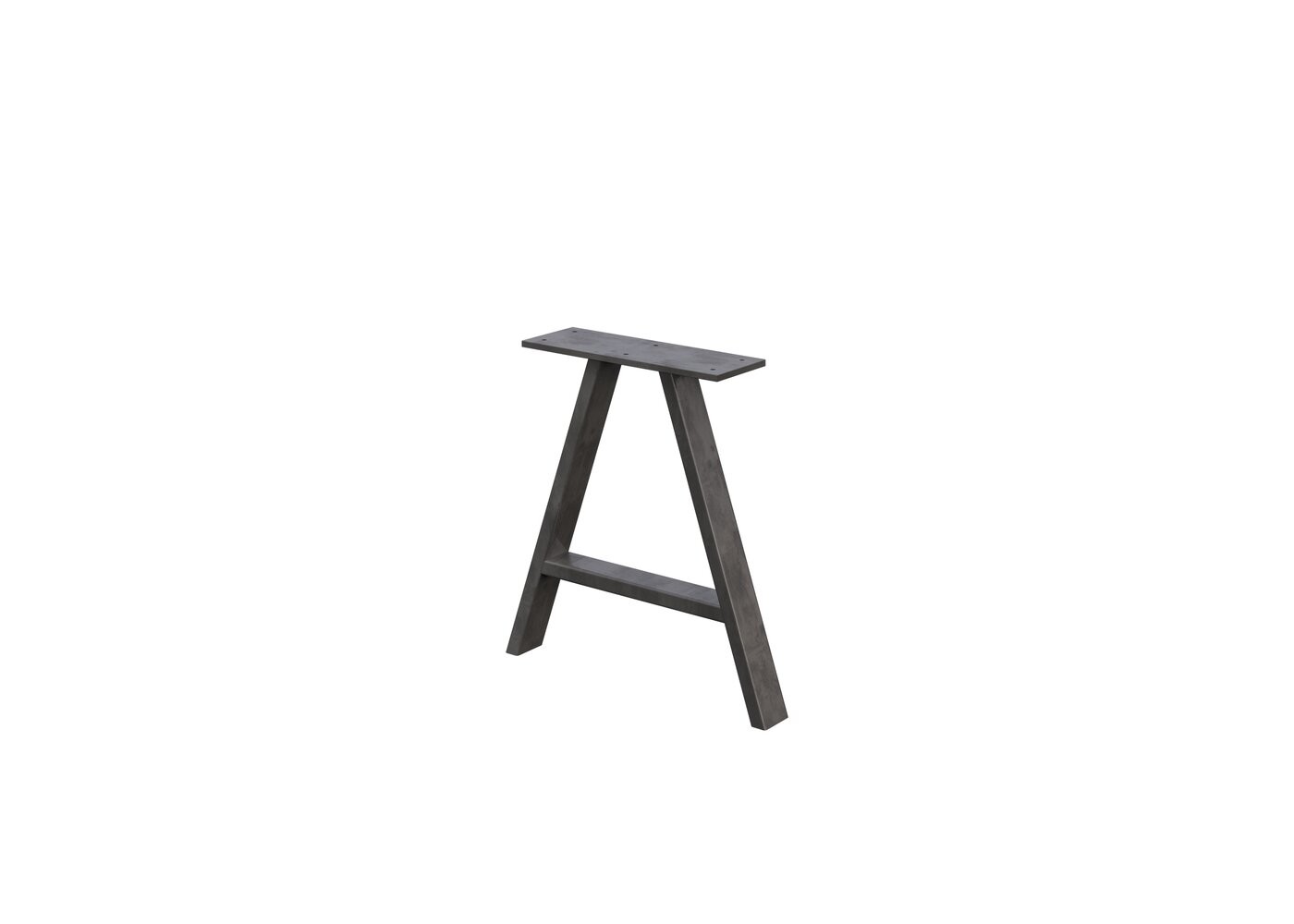 Pied de banc Duncan acier d&eacute;graiss&eacute; brut 50x440x450
