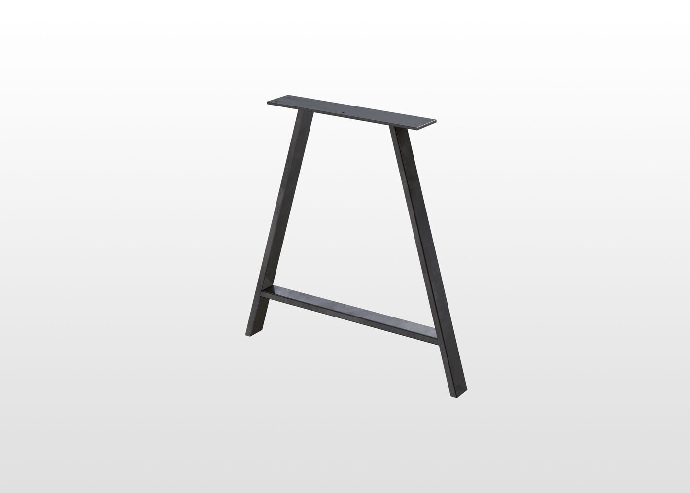 Pied De Table DUNCAN Acier D&eacute;graiss&eacute; Brut 60x700x700