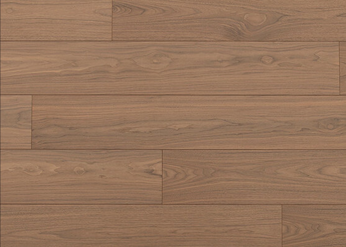 Sol plaqué bois Noyer Alaska brossé vernis extra-mat - Summit - Select 10x233x2050