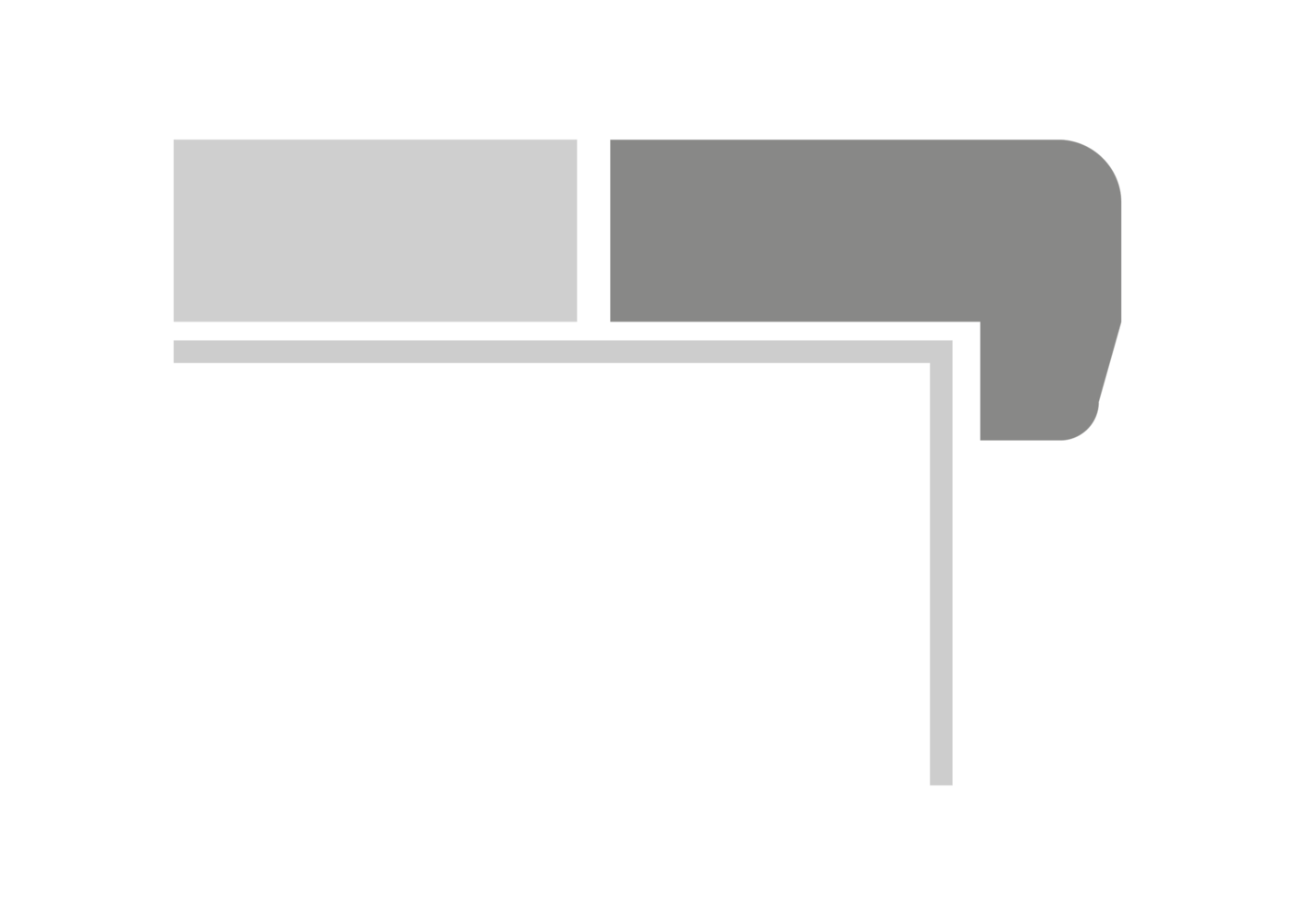Nez de marche chêne massif brut - PEFC 22x50x2000